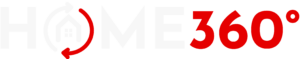 LOGO HOME360 Bianco Alta Risoluzione