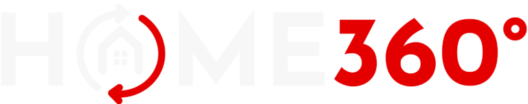 LOGO HOME360 Bianco Alta Risoluzione